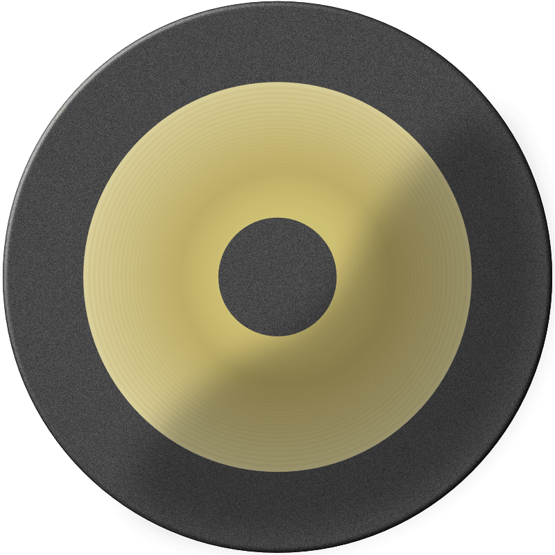 Rezonance Design - Beeldmerk Logo - gong 800x800px